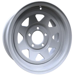 Envy Wheels – TRAILER STEEL SPOKE – White – 14″x6″ 0mm – All weather Wheels – 200WS-14545